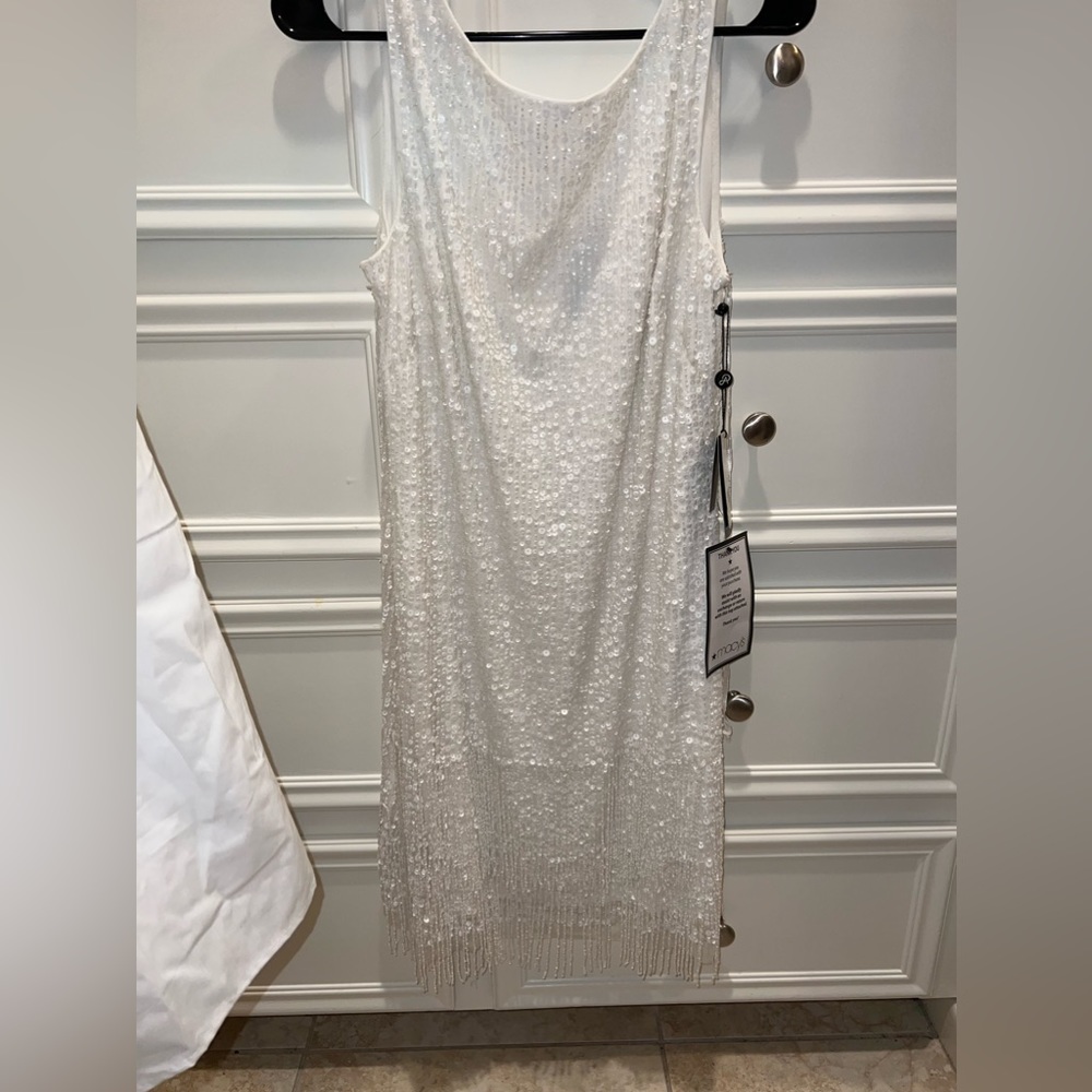 Adrianna Papell Beaded Short Dress